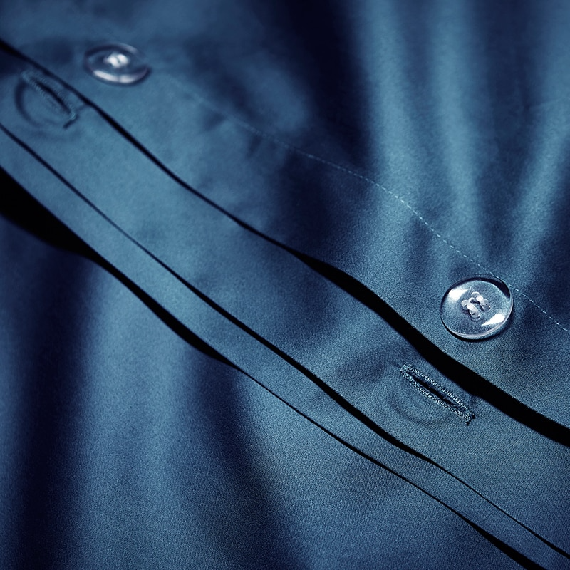 Cleopatra Dark Blue Luxury Egyptian Cotton Duvet Cover Set Duvet Cover Set - Venetto Design Venettodesign.com