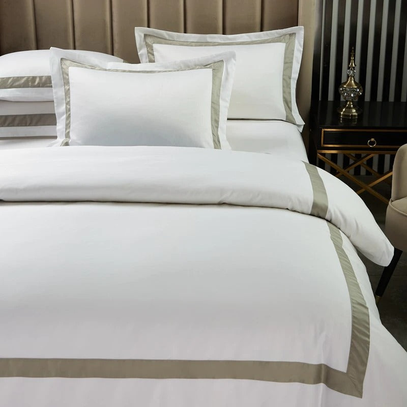 Vera Egyptian Cotton Duvet Cover Set Duvet Cover Set - Venetto Design Venettodesign.com