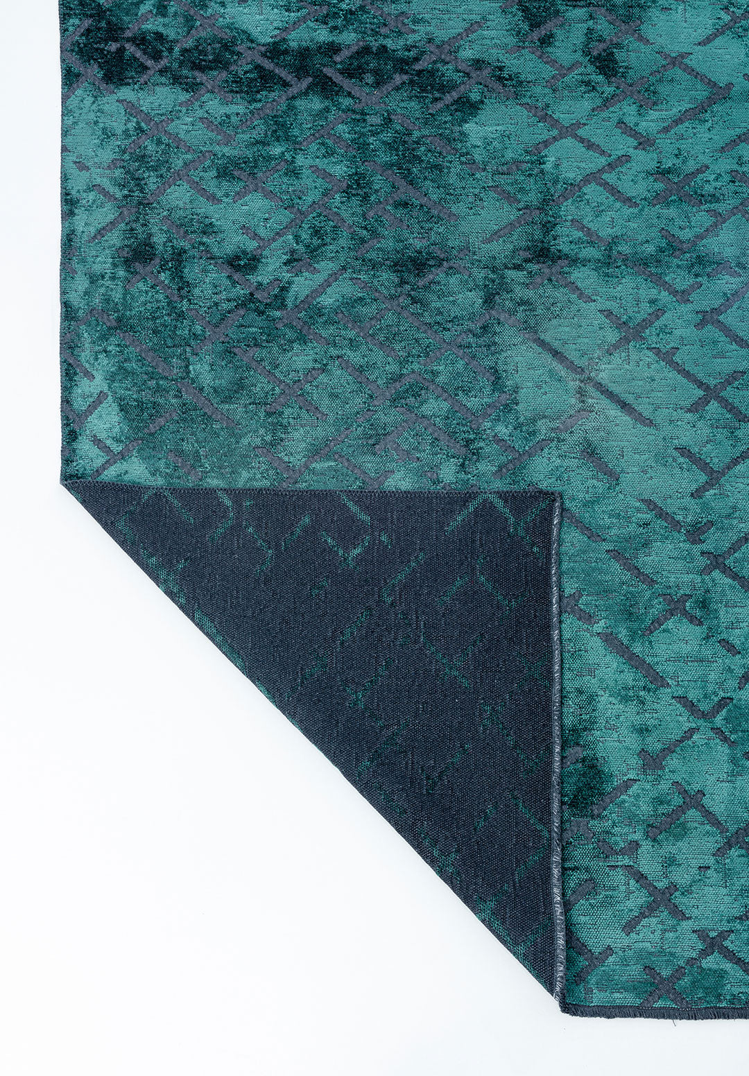 Mystique Dark Green Rug Rugs - Venetto Design Venettodesign.com