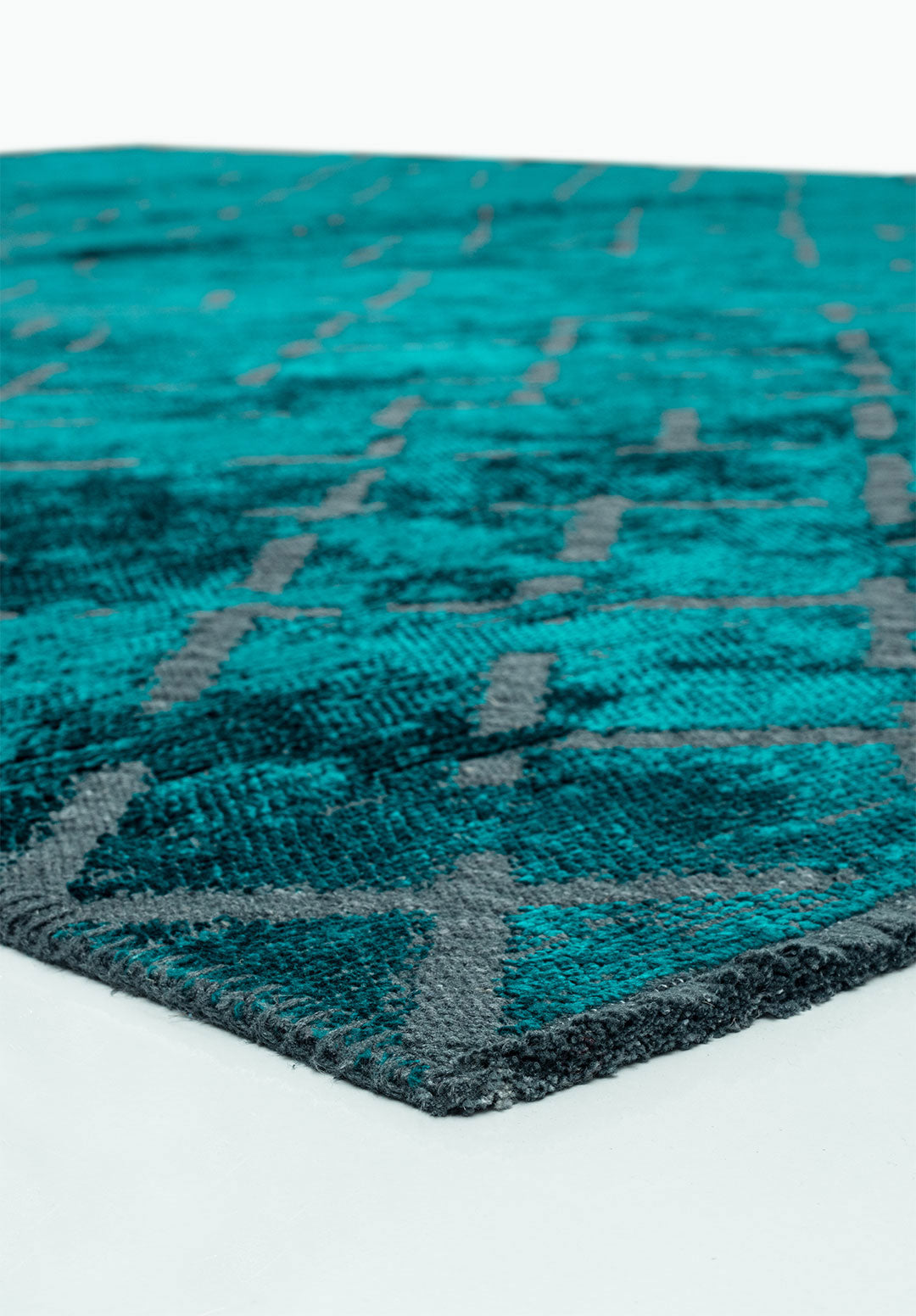 Mystique Dark Turquoise Rug Rugs - Venetto Design Venettodesign.com