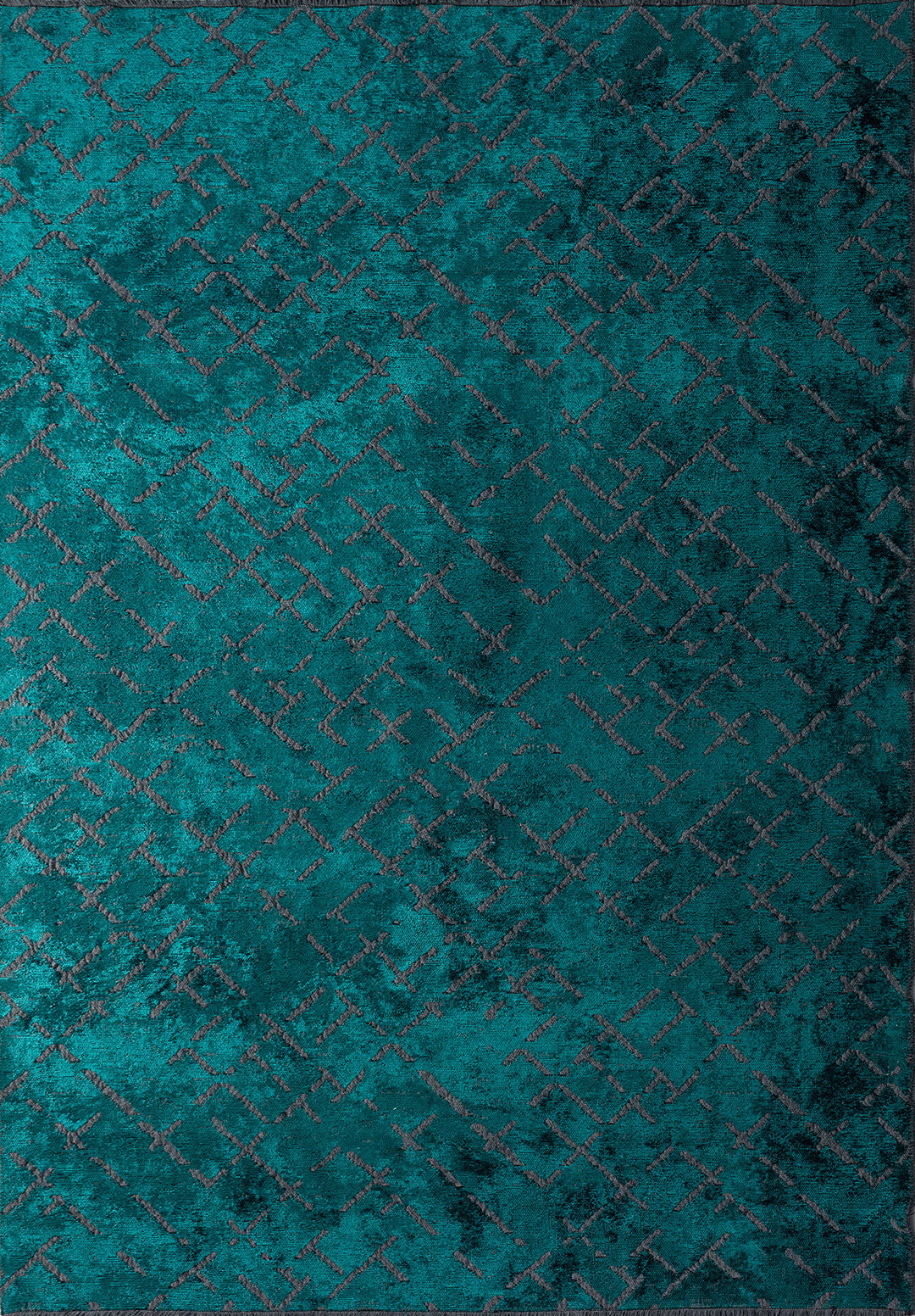Mystique Dark Turquoise Rug Rugs - Venetto Design Venettodesign.com