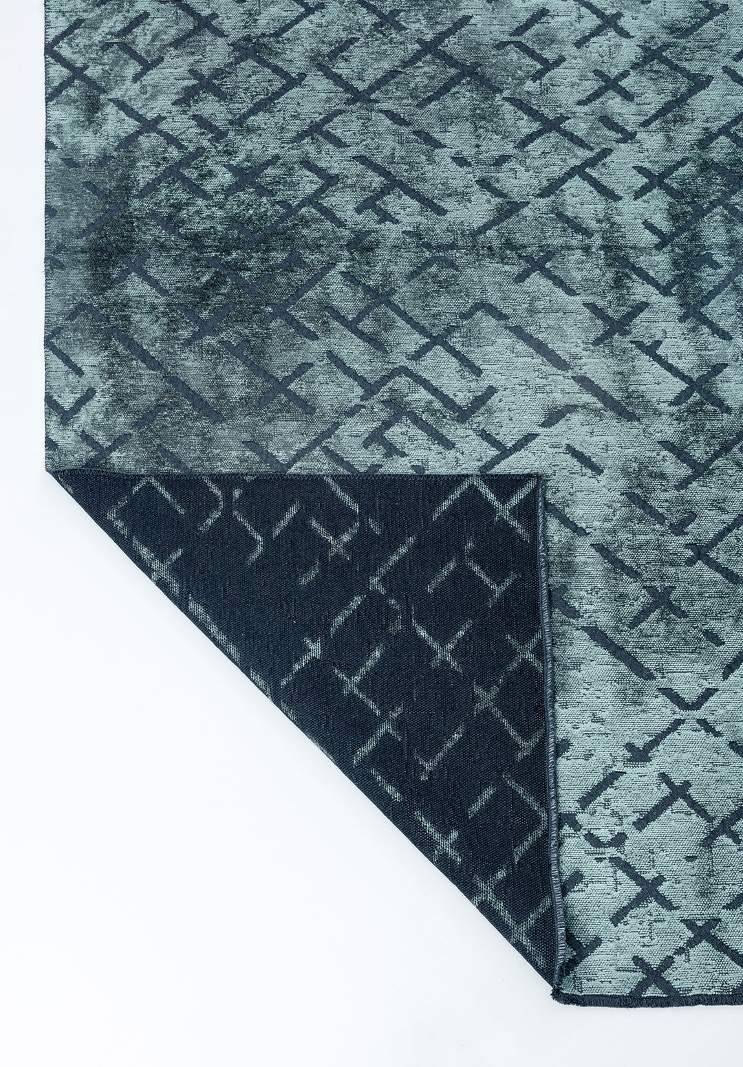 Mystique River Green Rug Rugs - Venetto Design Venettodesign.com