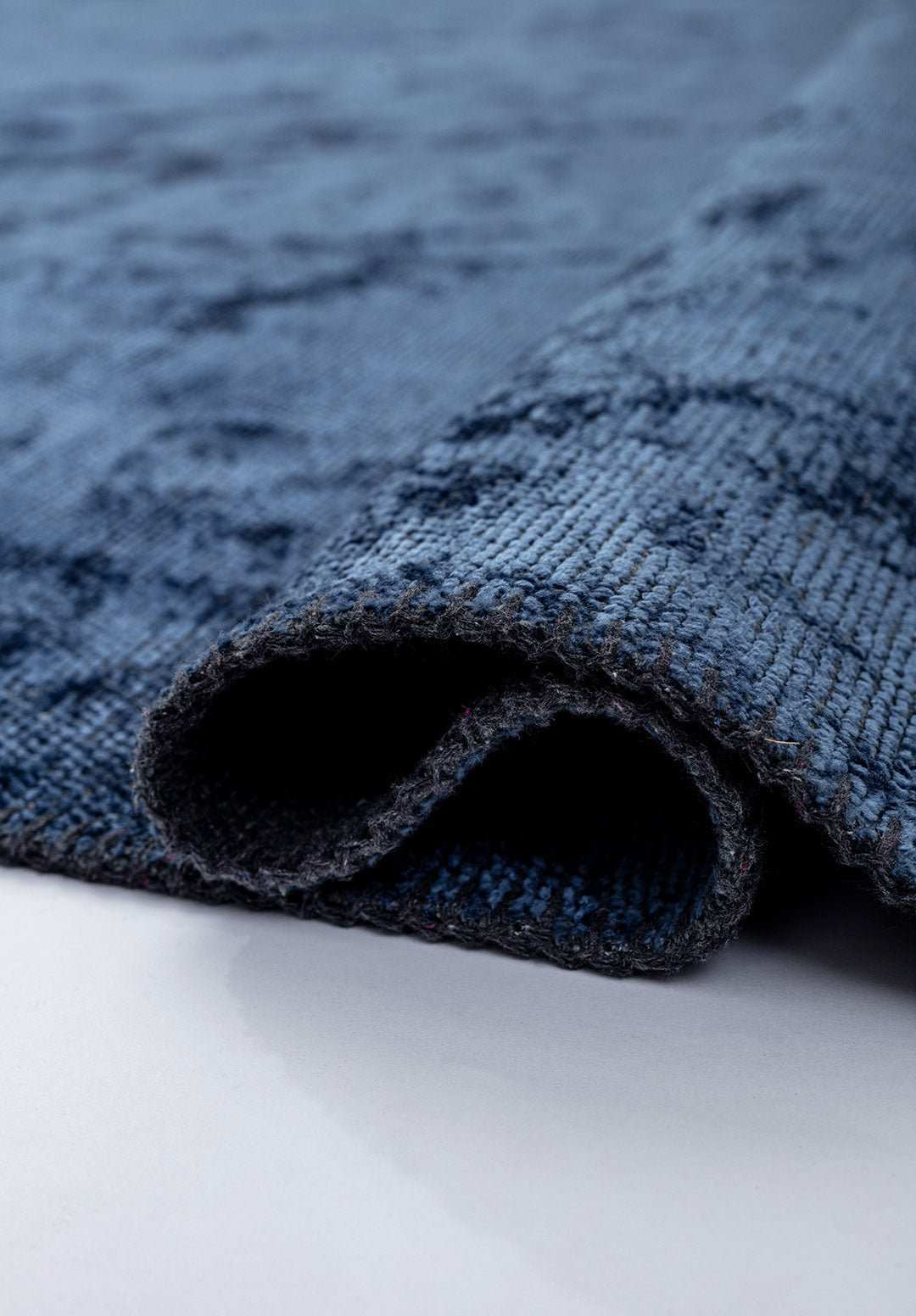 Plain Navy Blue Rug Rugs - Venetto Design Venettodesign.com