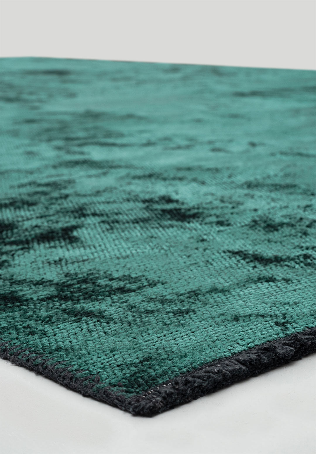 Plain Dark Green Rug Rugs - Venetto Design Venettodesign.com