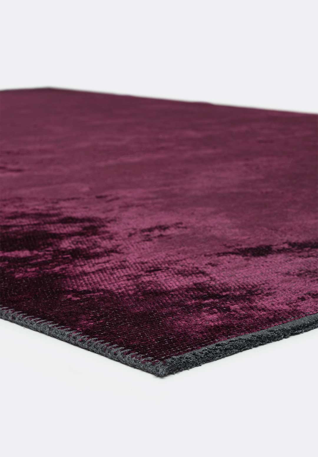 Plain Dark Damson Rug Rugs - Venetto Design Venettodesign.com