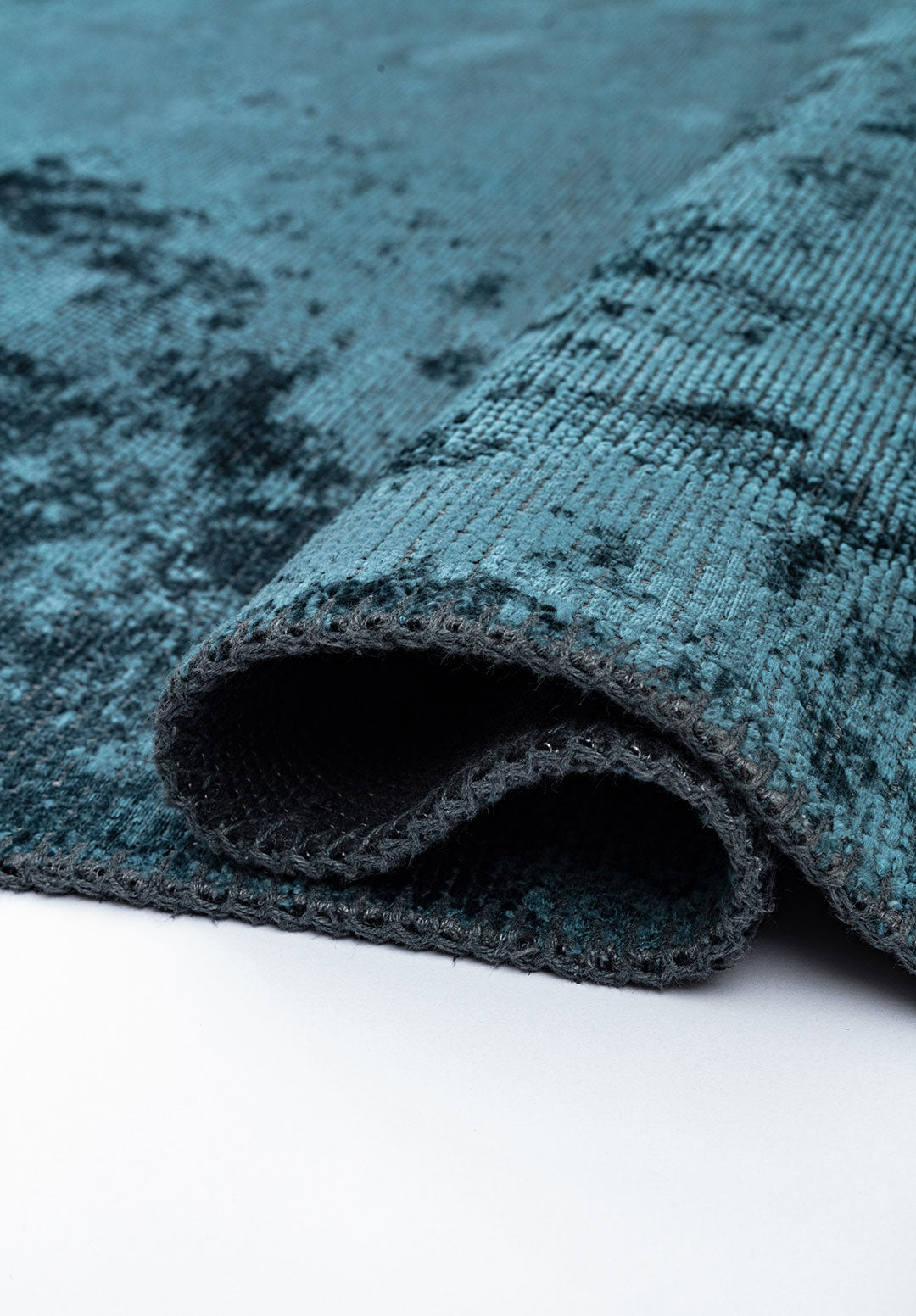 Plain Petrol Rug Rugs - Venetto Design Venettodesign.com