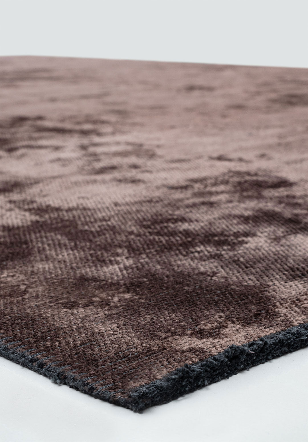 Plain Dark Mink Rug Rugs - Venetto Design Venettodesign.com