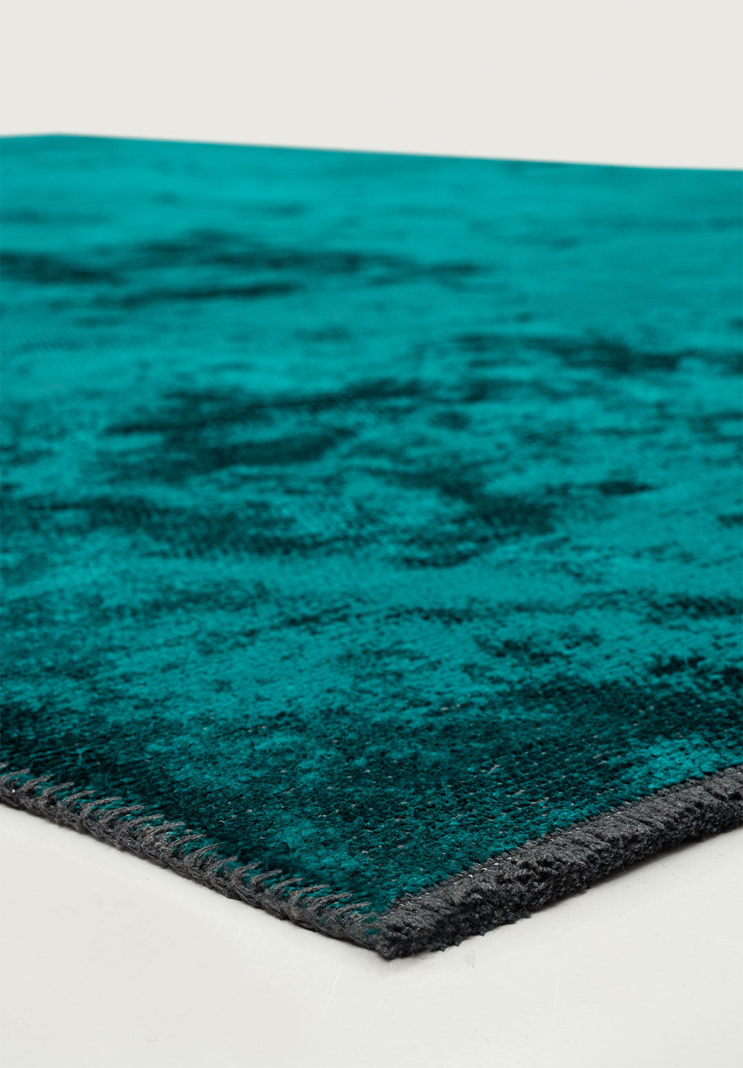 Plain Dark Turquoise Rug Rugs - Venetto Design Venettodesign.com