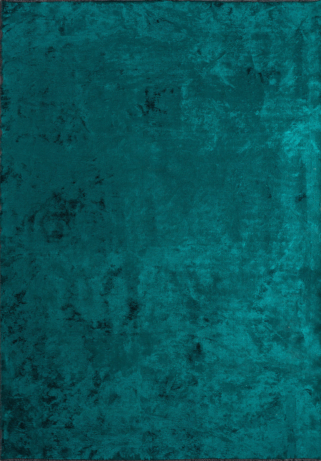 Plain Dark Turquoise Rug Rugs - Venetto Design Venettodesign.com