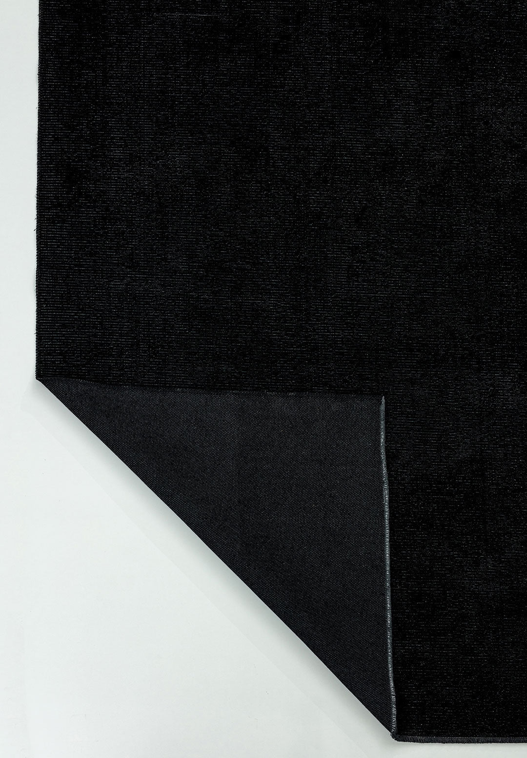 Plain Black Rug Rugs - Venetto Design Venettodesign.com