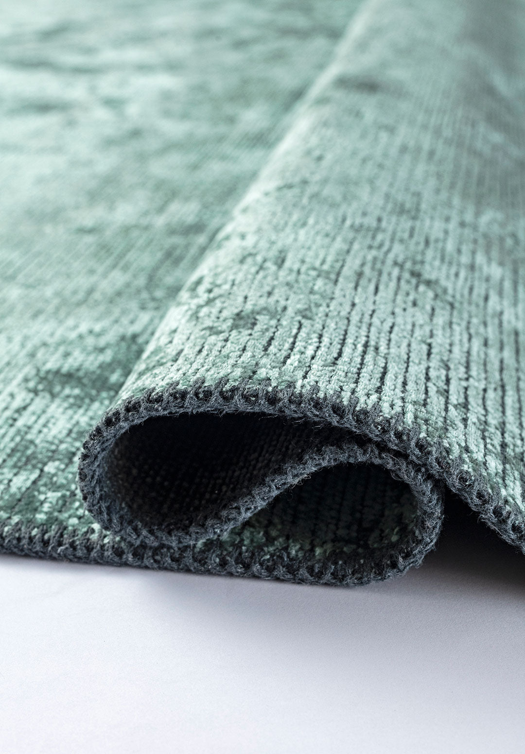 Plain River Green Rug Rugs - Venetto Design Venettodesign.com