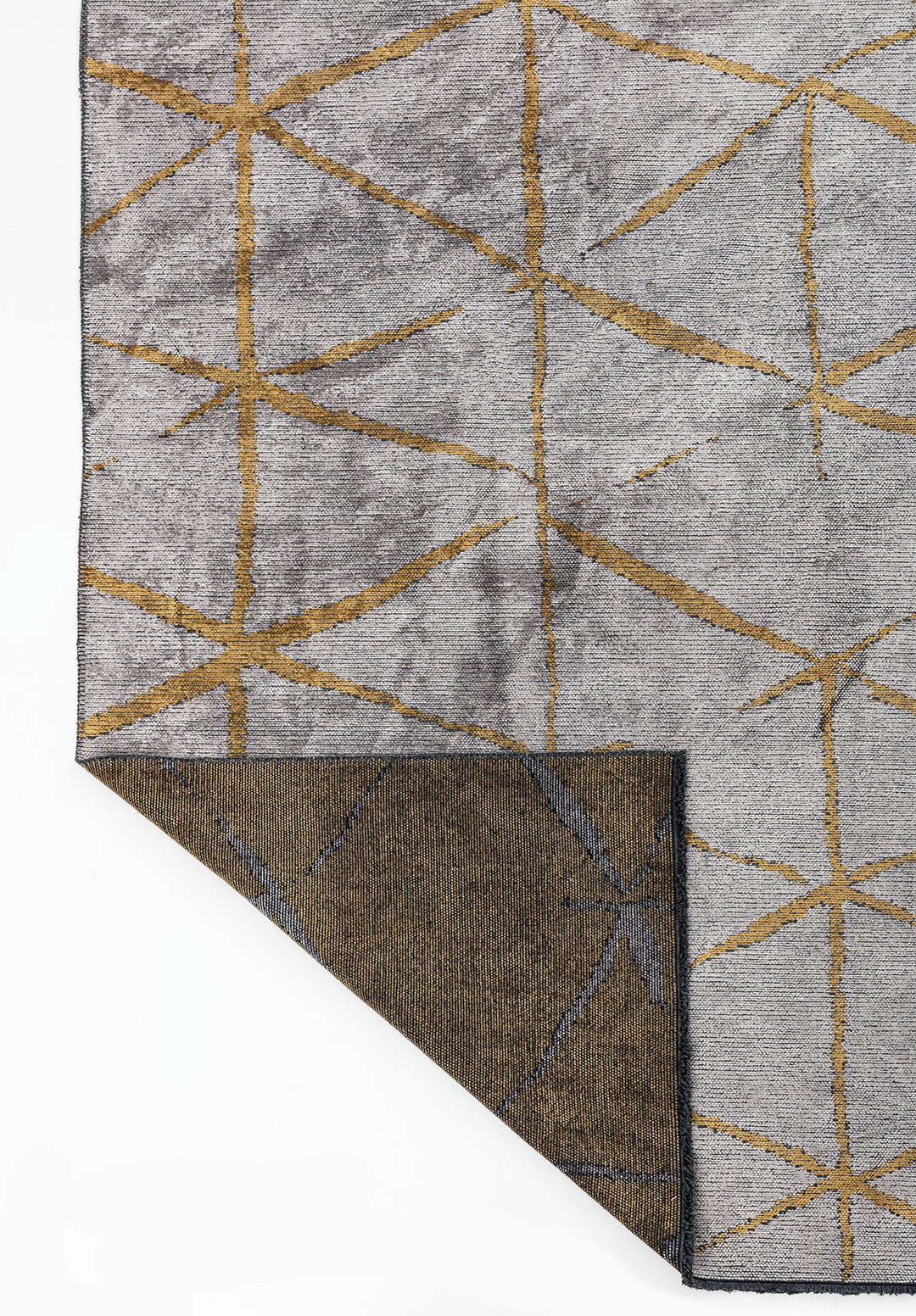Palermo Yellow - Light Grey Rug Rugs - Venetto Design Venettodesign.com