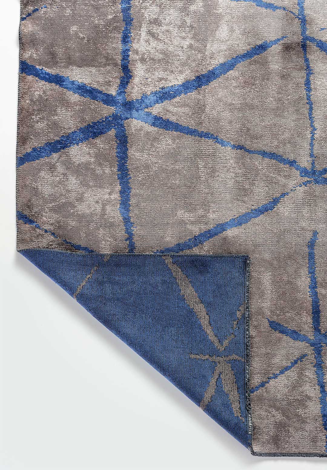 Palermo Navy Blue - Dark Grey Rug Rugs - Venetto Design Venettodesign.com