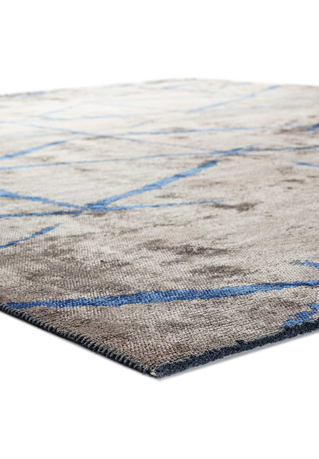 Palermo Navy Blue - Dark Grey Rug Rugs - Venetto Design Venettodesign.com