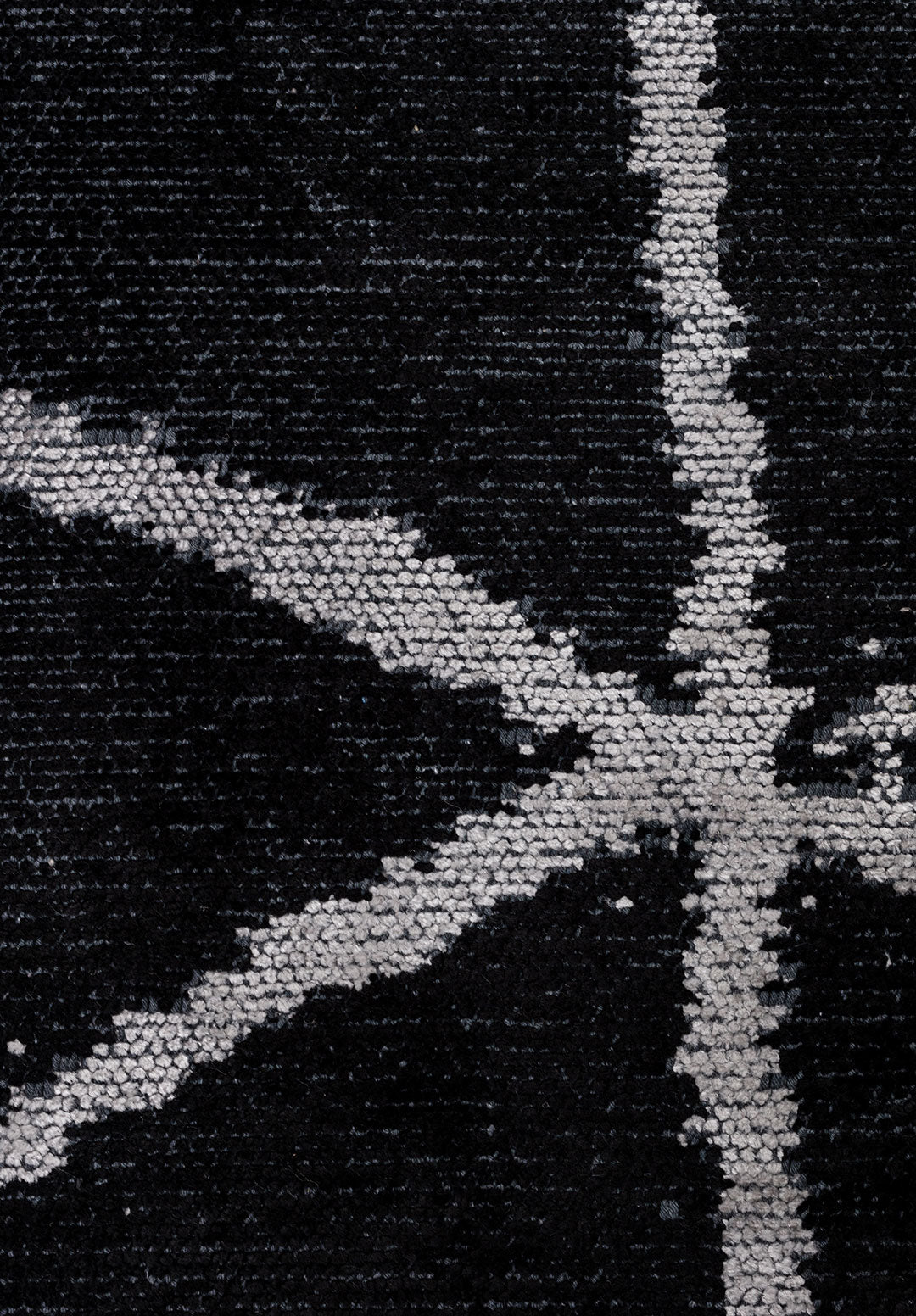 Palermo Light Grey - Black Rug Rugs - Venetto Design Venettodesign.com