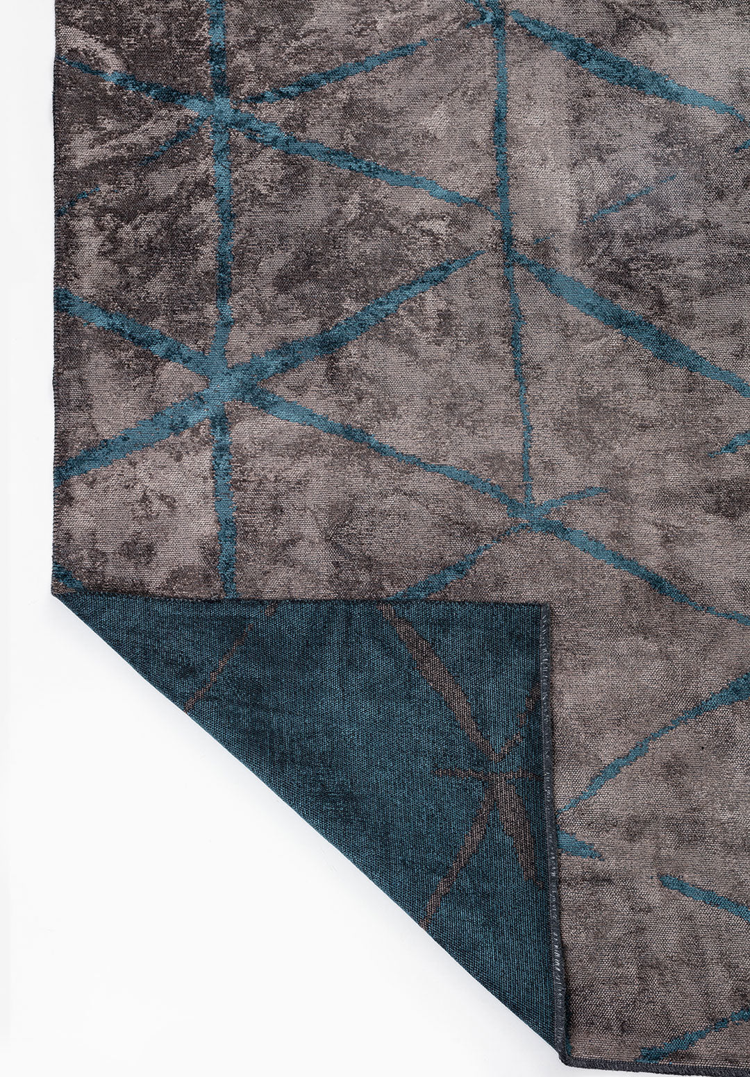 Palermo Petrol - Dark Grey Rug Rugs - Venetto Design Venettodesign.com