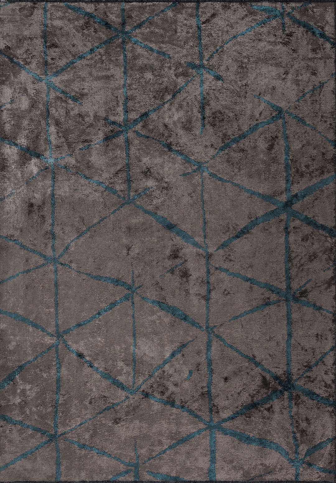 Palermo Petrol - Dark Grey Rug Rugs - Venetto Design Venettodesign.com