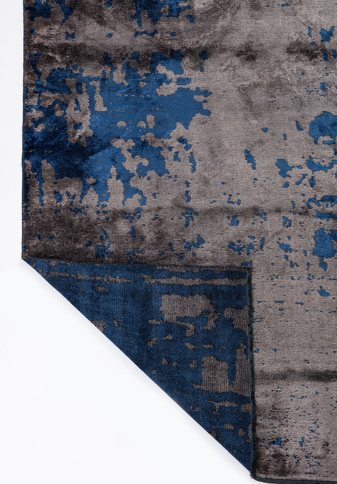Verona Navy Blue - Dark Grey Rug Rugs - Venetto Design Venettodesign.com