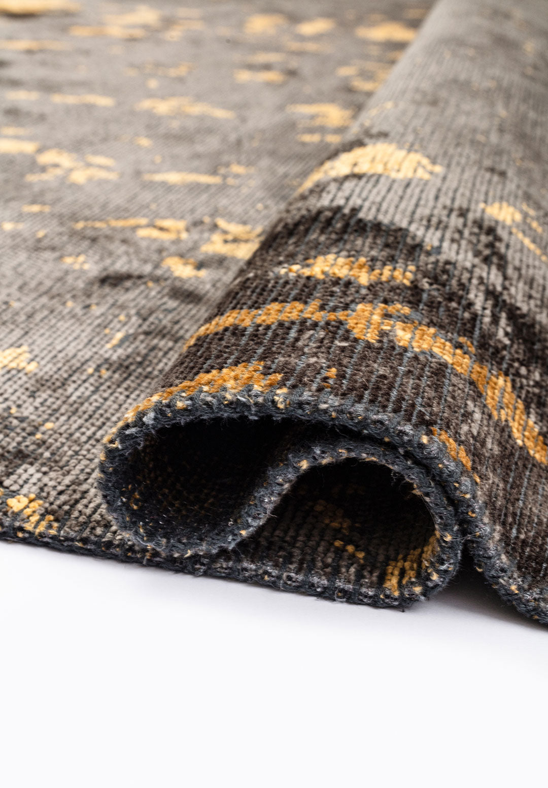 Verona Gold - Anthracite Rug Rugs - Venetto Design Venettodesign.com
