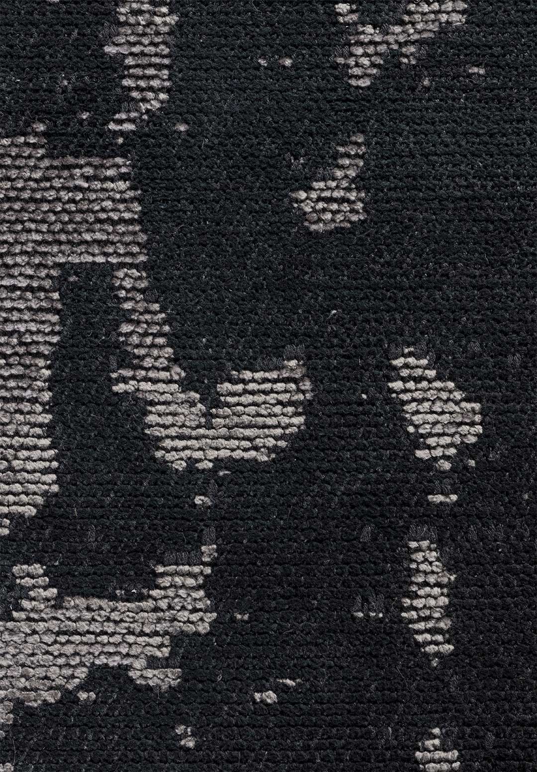 Verona Light Grey - Matte Black Rug Rugs - Venetto Design Venettodesign.com