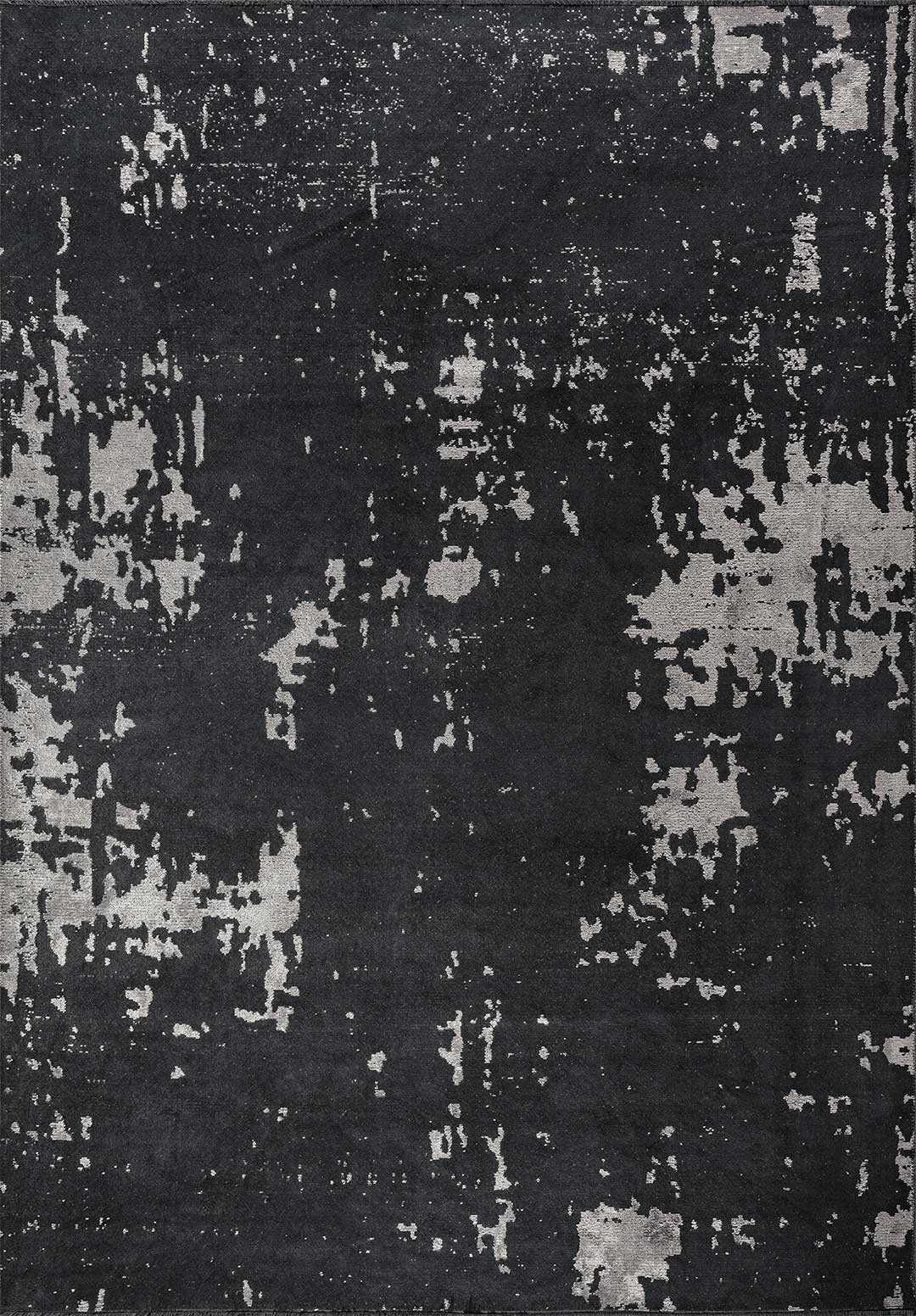 Verona Light Grey - Matte Black Rug Rugs - Venetto Design Venettodesign.com