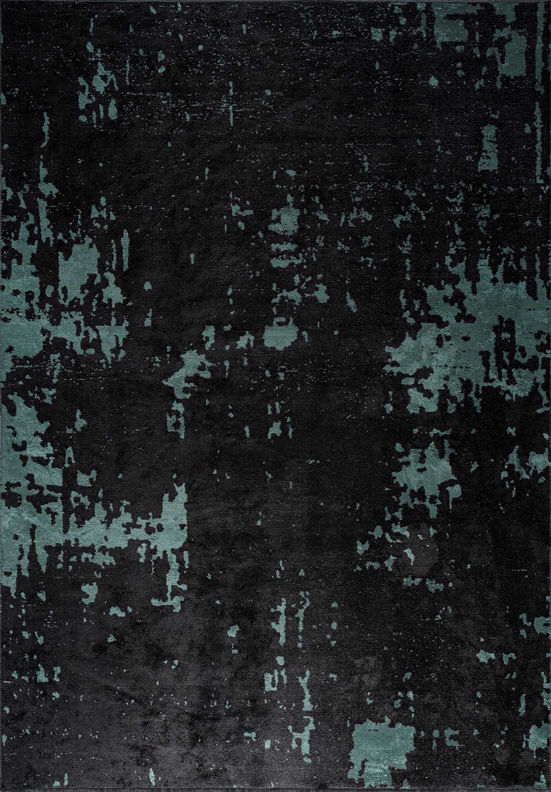 Verona Dark Green - Black Rug Rugs - Venetto Design Venettodesign.com