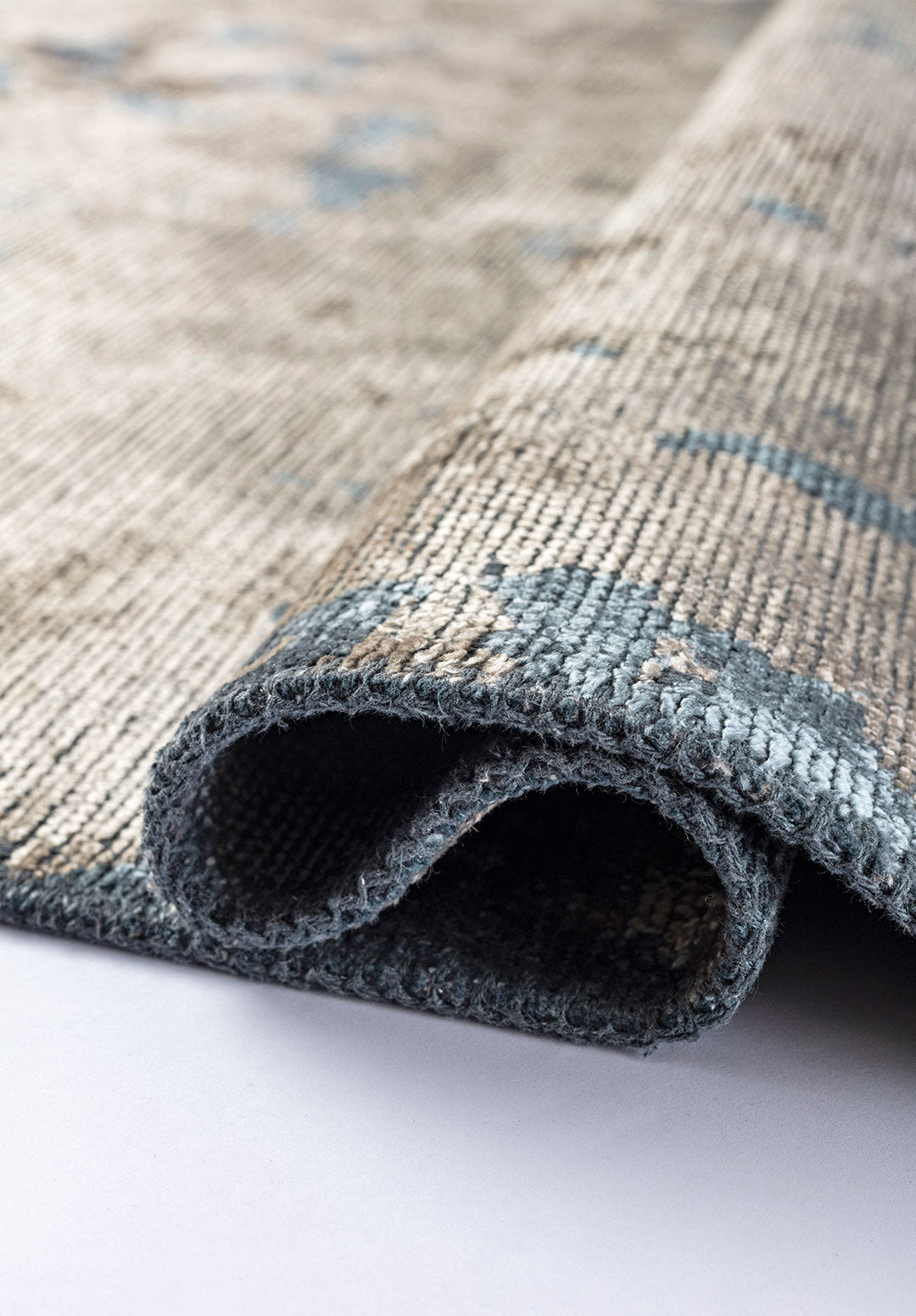 Verona Blue - Beige Rug Rugs - Venetto Design Venettodesign.com