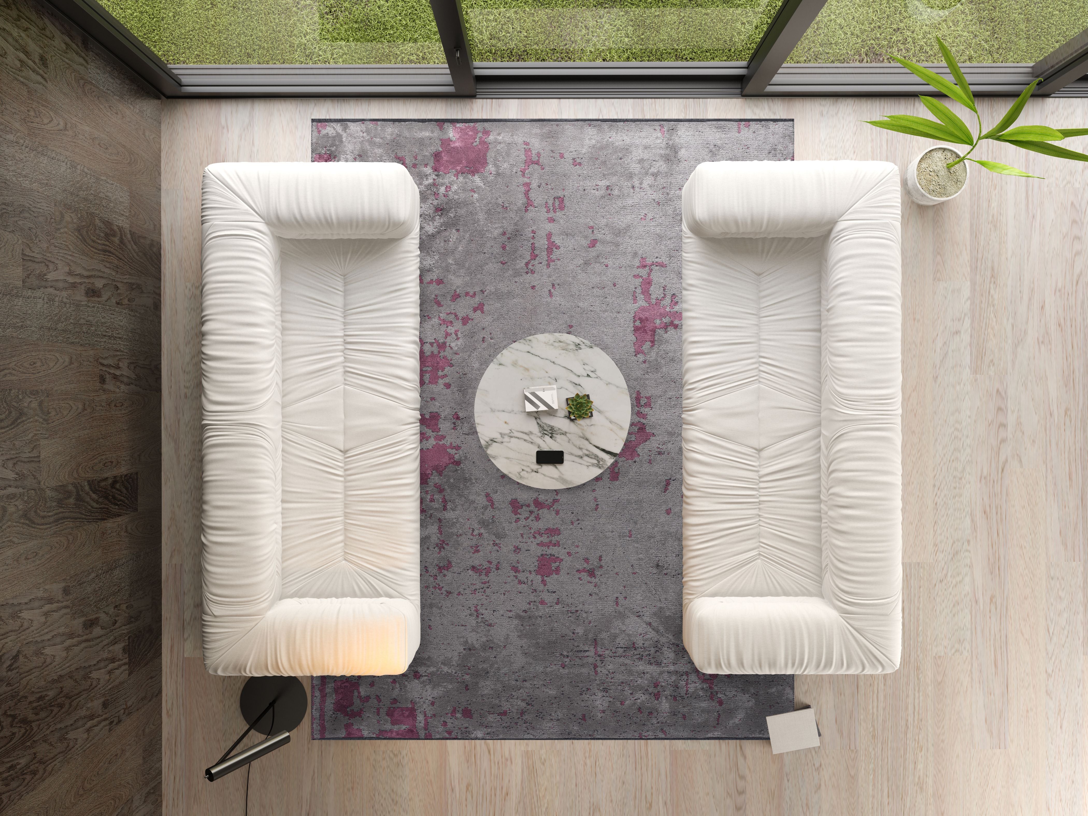Verona Rose - Light Grey Rug Rugs - Venetto Design Venettodesign.com