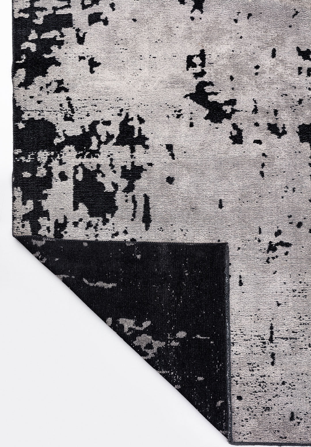 Verona Matte Black - Light Grey Rug Rugs - Venetto Design Venettodesign.com