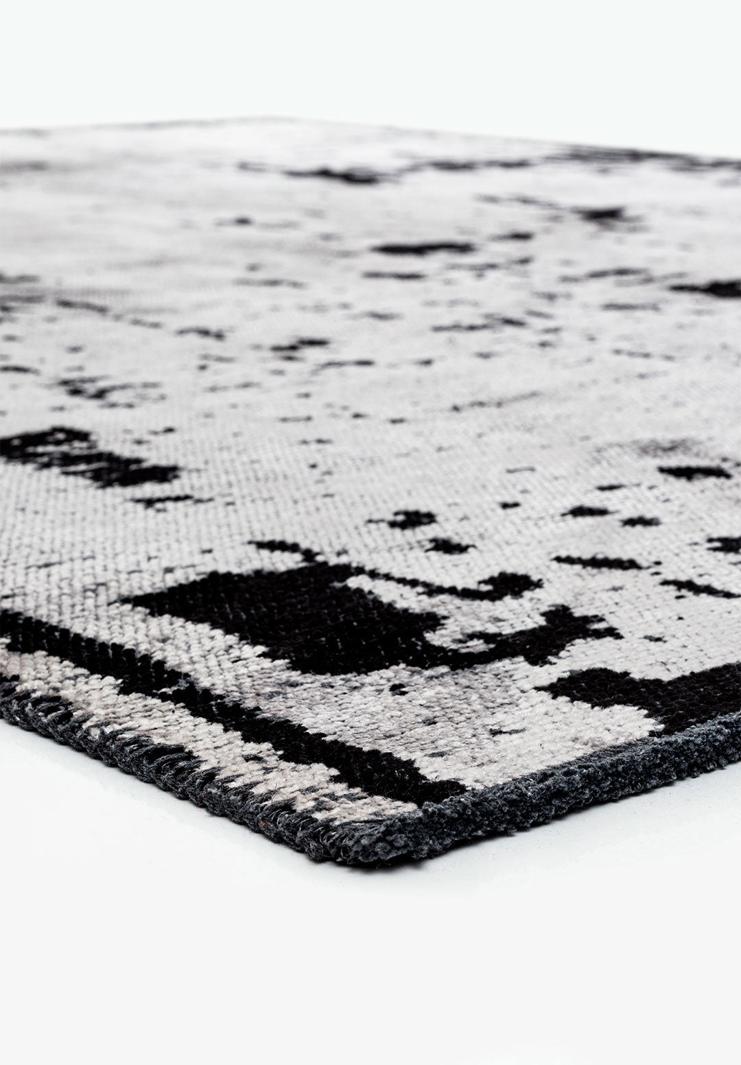 Verona Black - Light Grey Rug Rugs - Venetto Design Venettodesign.com