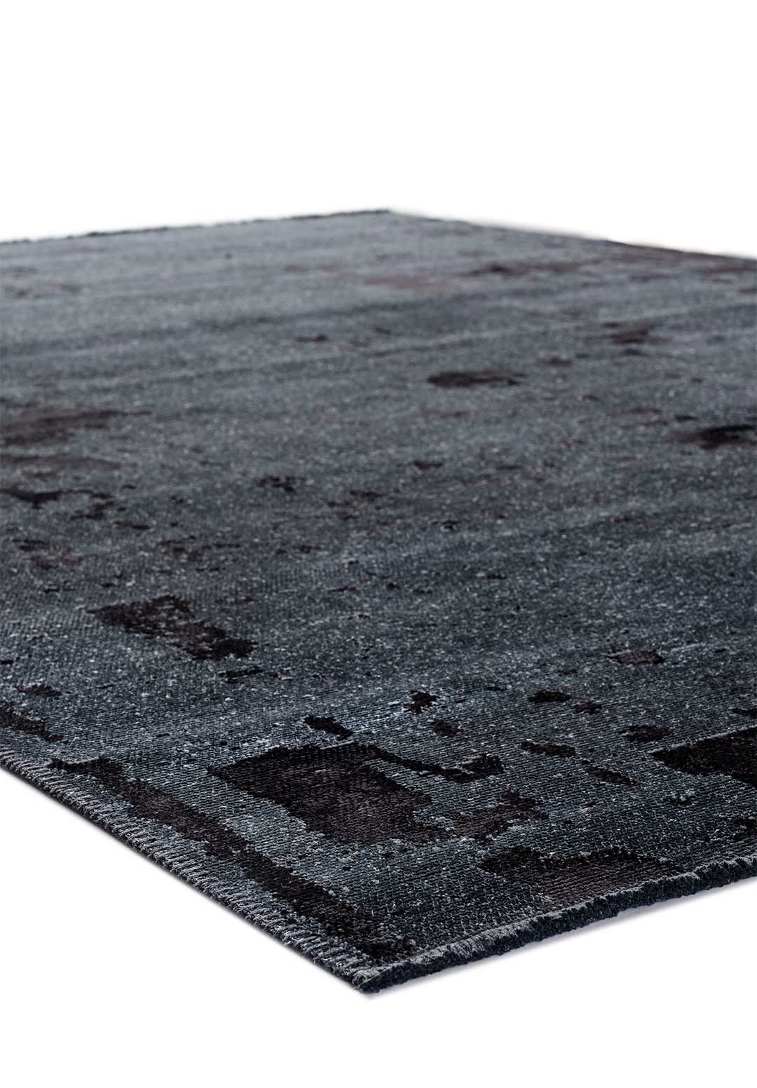 Verona Black - Matte Black Rug Rugs - Venetto Design Venettodesign.com