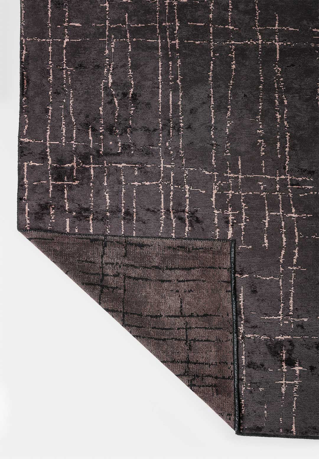 Pisa Copper - Charcoal Rug Rugs - Venetto Design Venettodesign.com