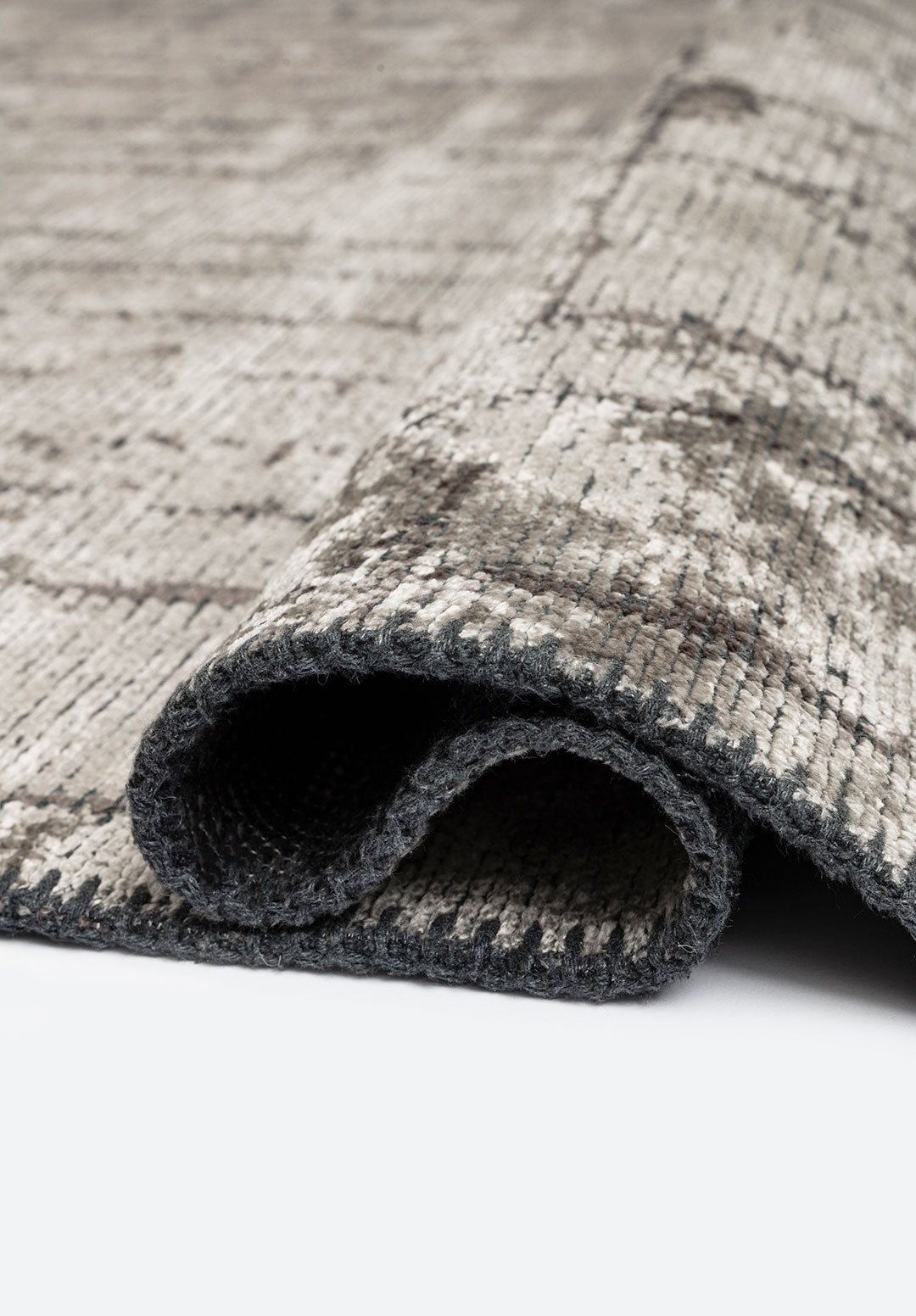 Pisa Dark Grey - Cream Rug Rugs - Venetto Design Venettodesign.com