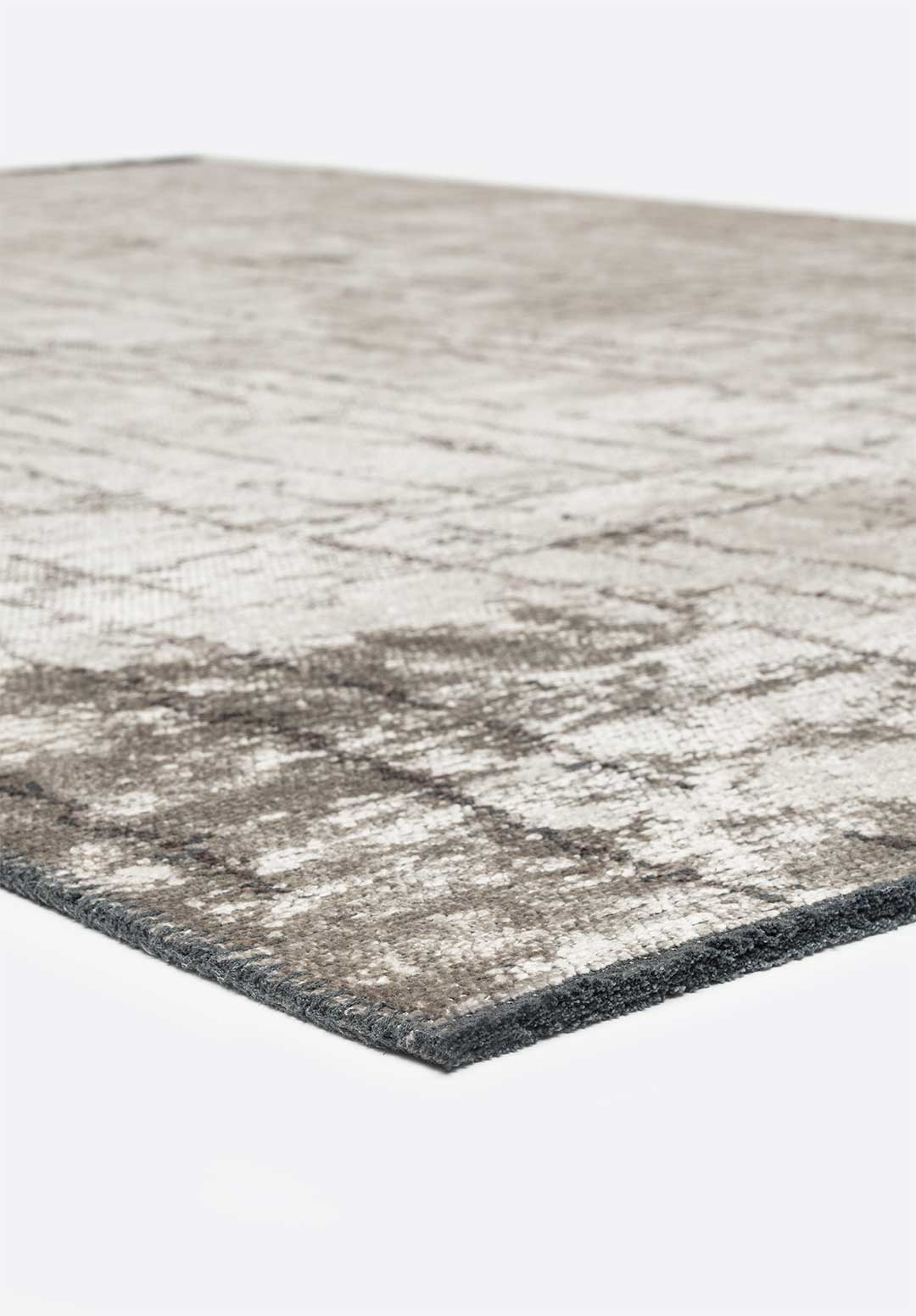 Pisa Dark Grey - Cream Rug Rugs - Venetto Design Venettodesign.com