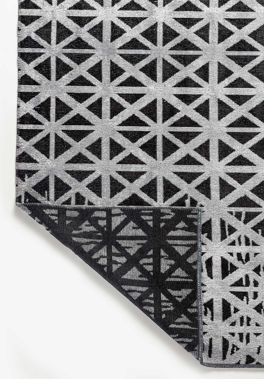 Torino Black - Light Grey Rug Rugs - Venetto Design Venettodesign.com