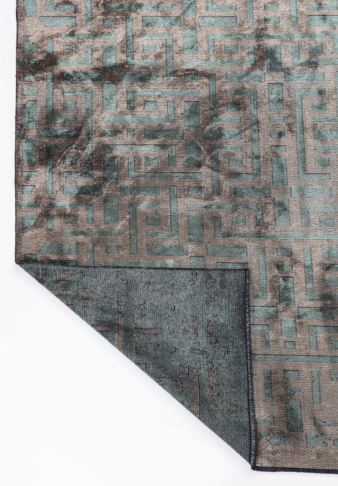 Rome River Green - Beige Rug Rugs - Venetto Design Venettodesign.com