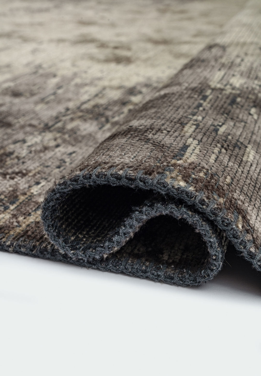 Stream Dark Grey - Beige Rug Rugs - Venetto Design Venettodesign.com
