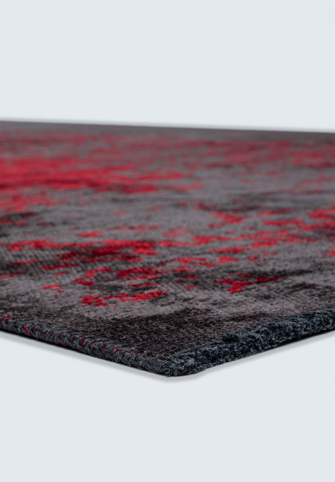 Milan Charcoal - Red Rug Rugs - Venetto Design Venettodesign.com