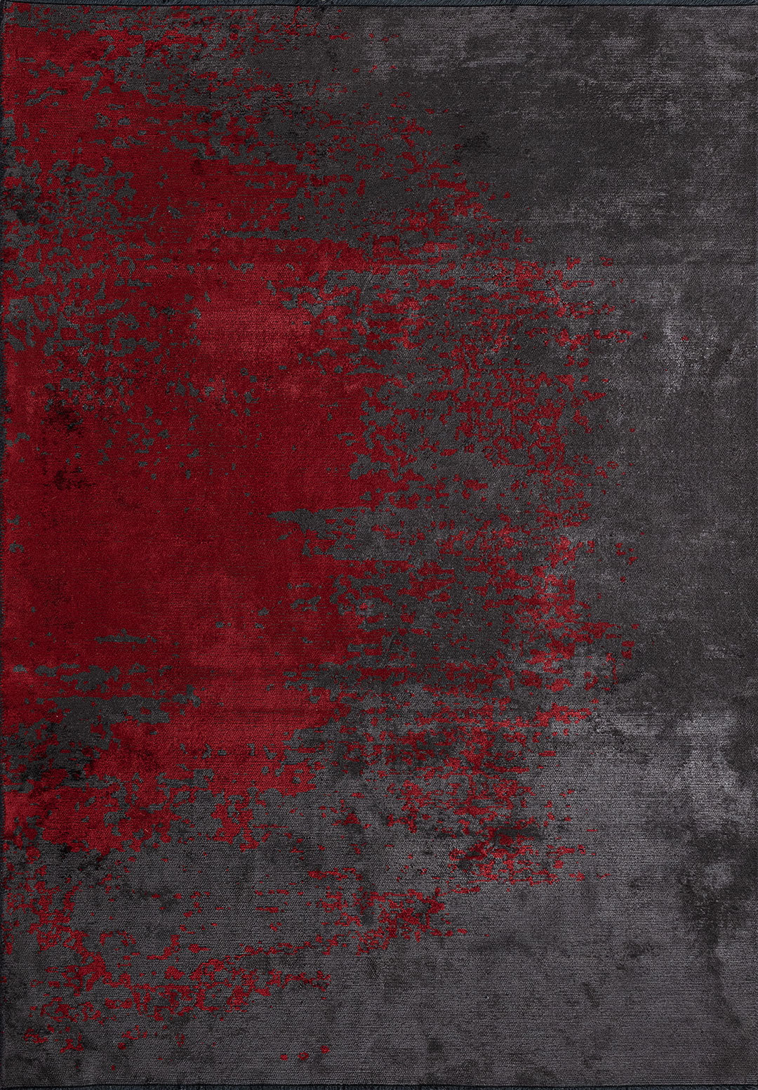 Milan Charcoal - Red Rug Rugs - Venetto Design Venettodesign.com