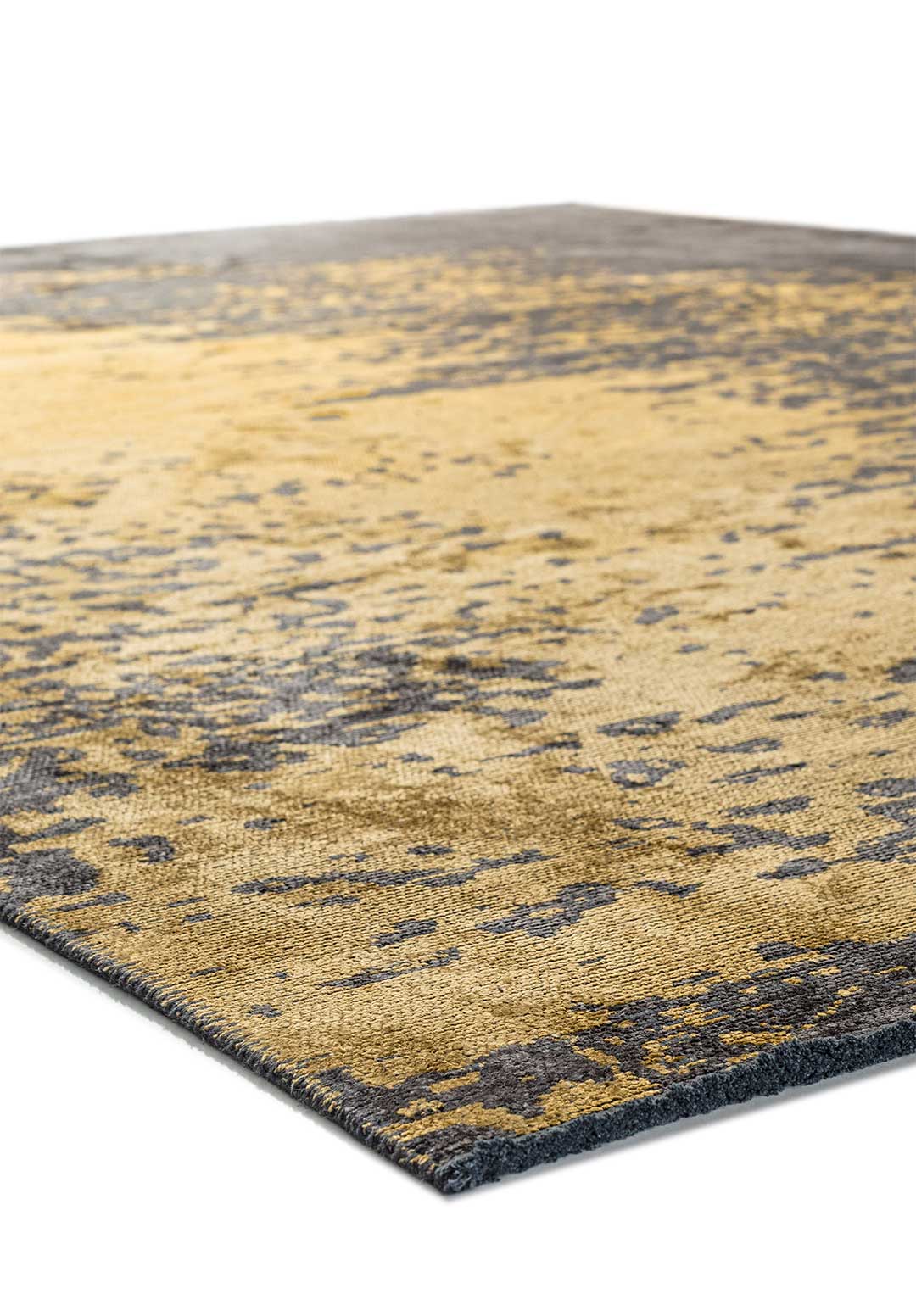 Milan Anthracite - Gold Rug Rugs - Venetto Design Venettodesign.com