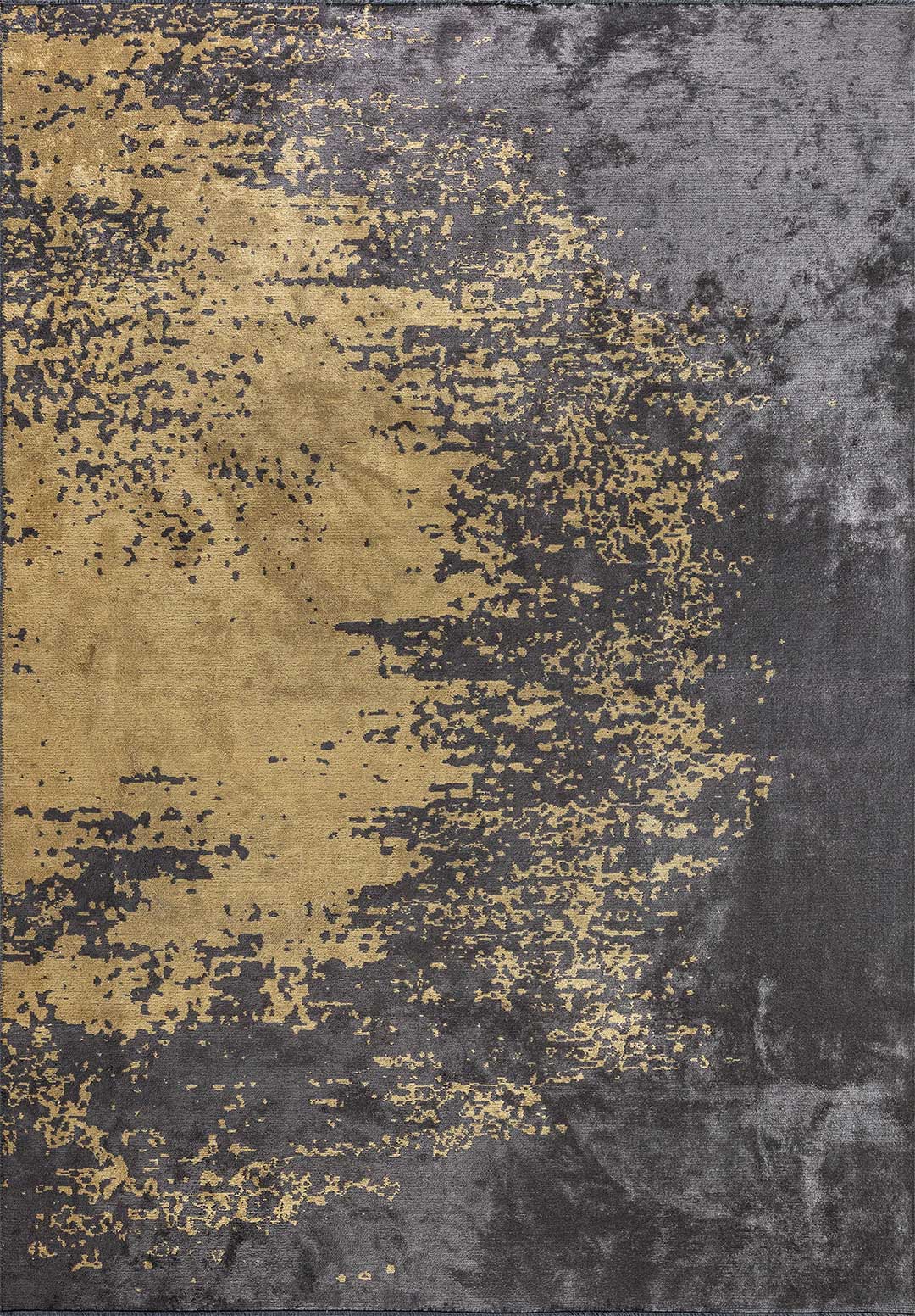Milan Anthracite - Gold Rug Rugs - Venetto Design Venettodesign.com