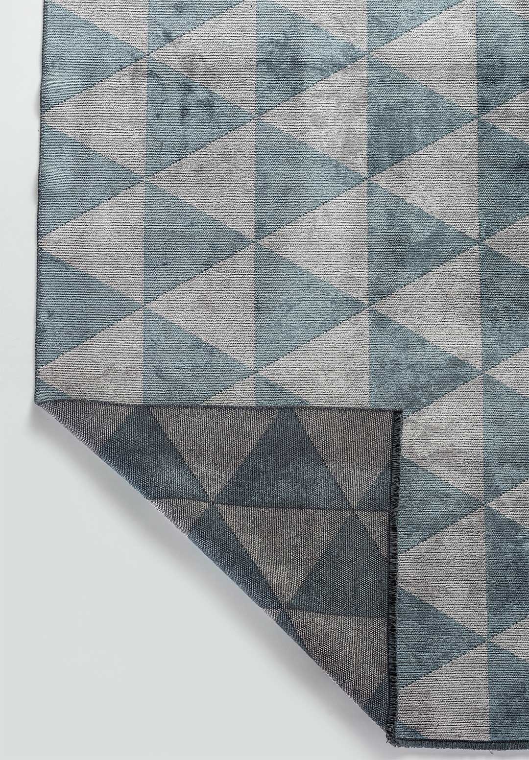 Ferrara Blue - Light Grey Rug Rugs - Venetto Design Venettodesign.com