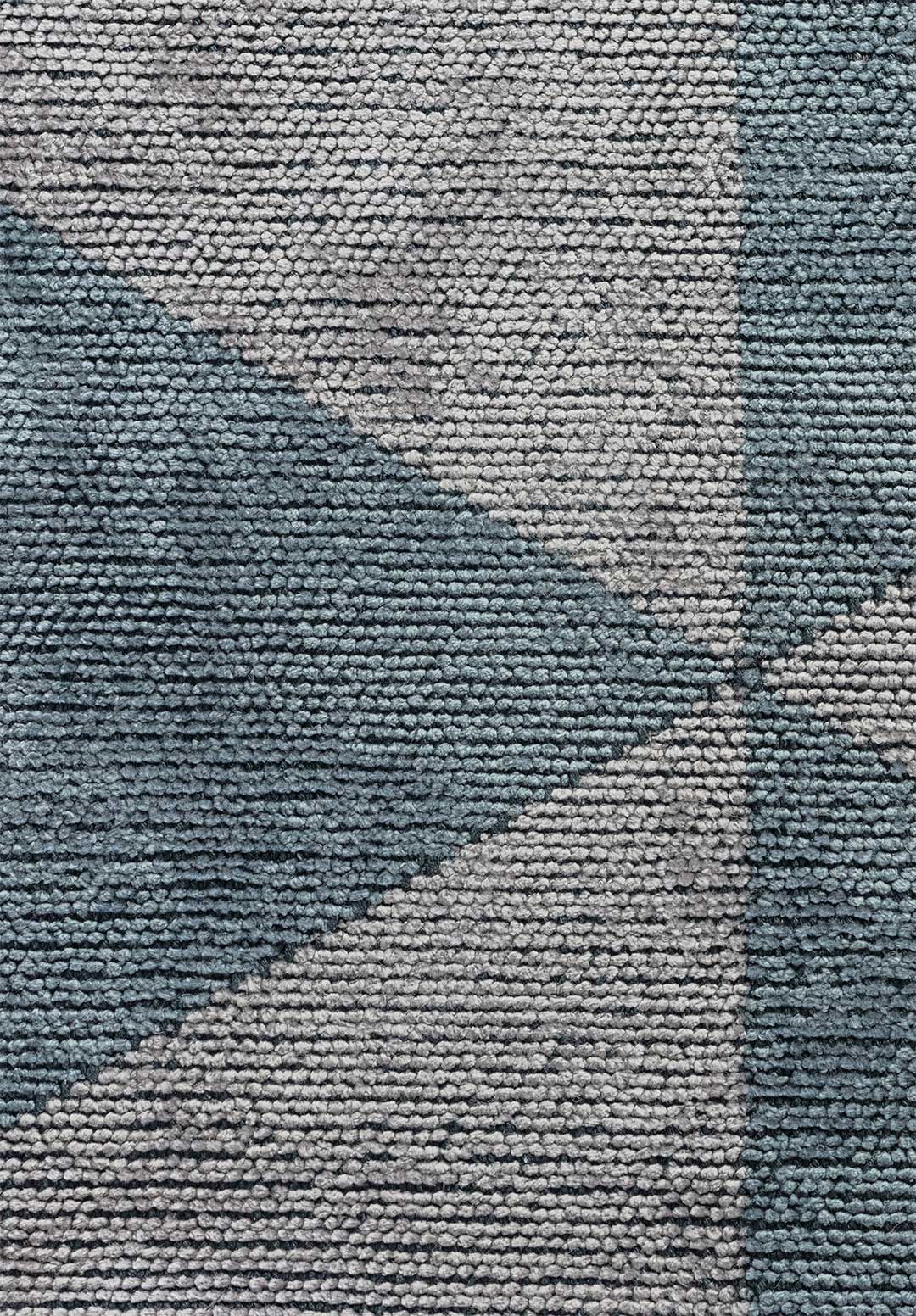 Ferrara Blue - Light Grey Rug Rugs - Venetto Design Venettodesign.com