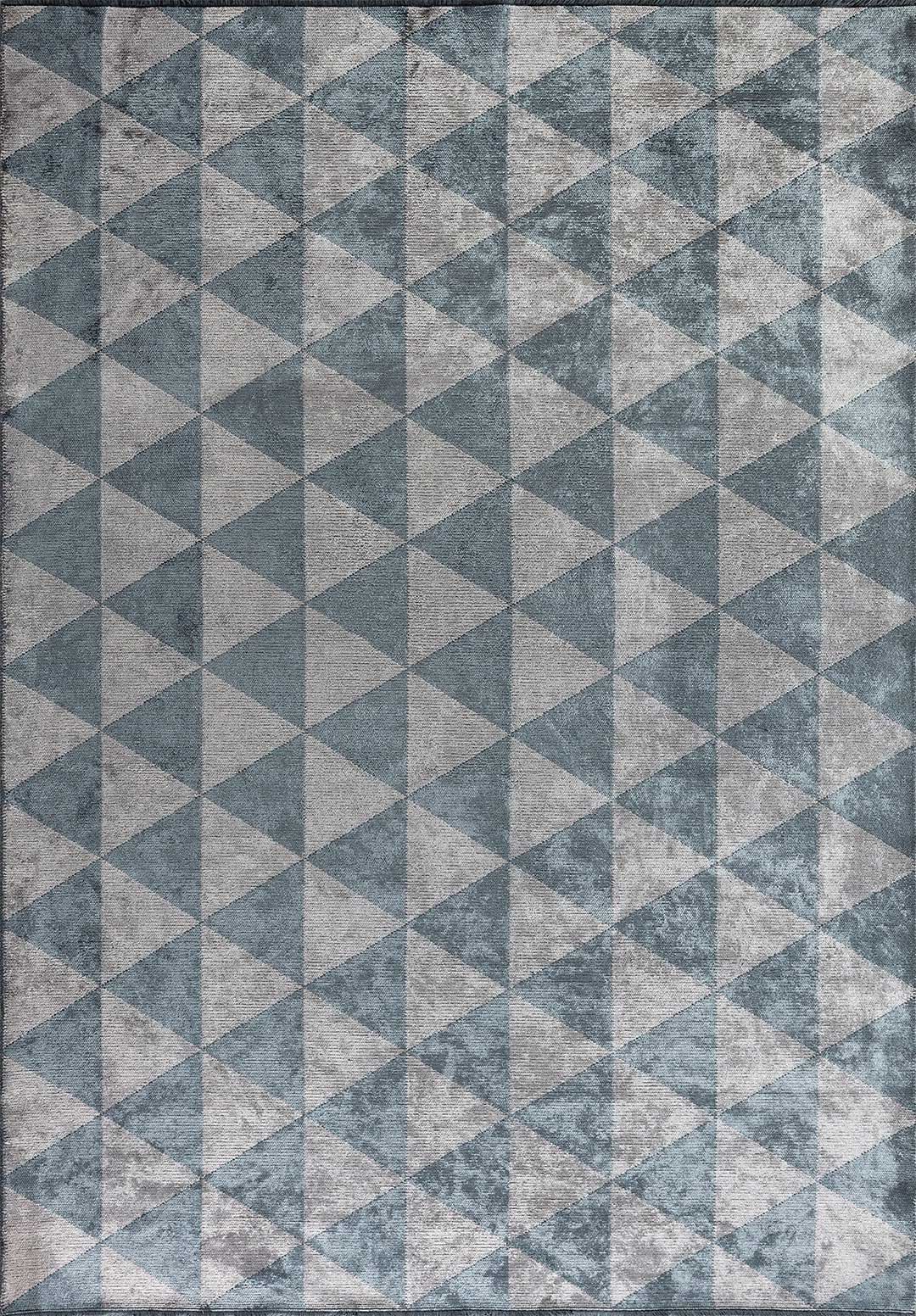 Ferrara Blue - Light Grey Rug Rugs - Venetto Design Venettodesign.com