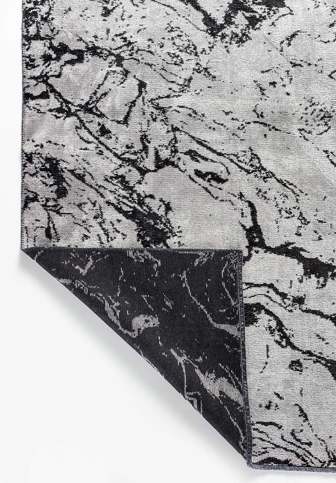 Venice Black - Light Grey Rug Rugs - Venetto Design Venettodesign.com