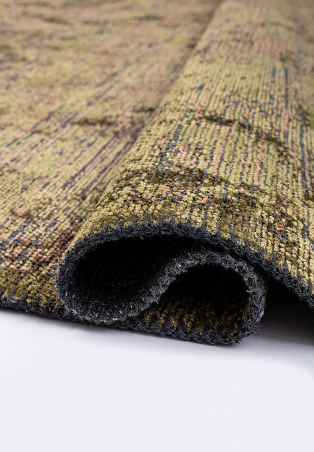 Genoa Green - Light Brown Rug Rugs - Venetto Design Venettodesign.com