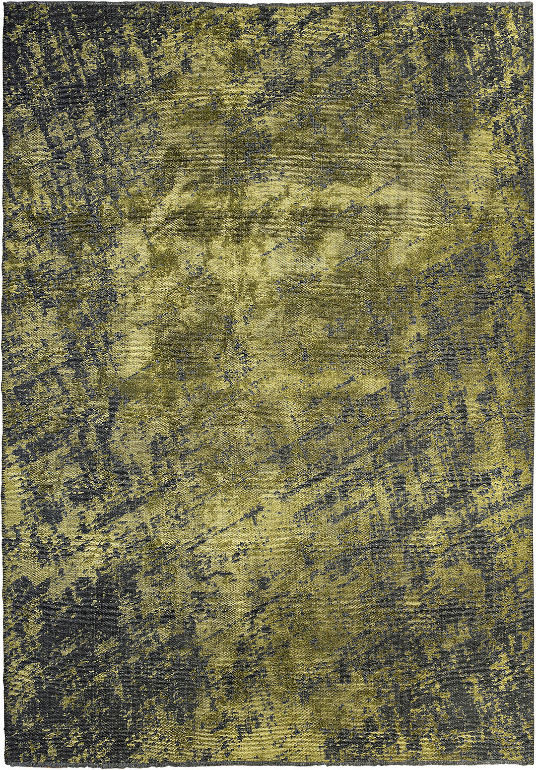 Nostalgia Matte Black - Green Rug Rugs - Venetto Design Venettodesign.com