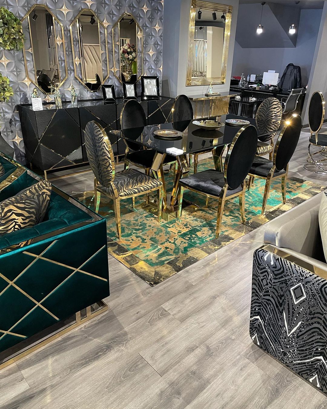Luvelle Handcrafted Flatweave Natural Leather Rug Rugs - Venetto Design Venettodesign.com