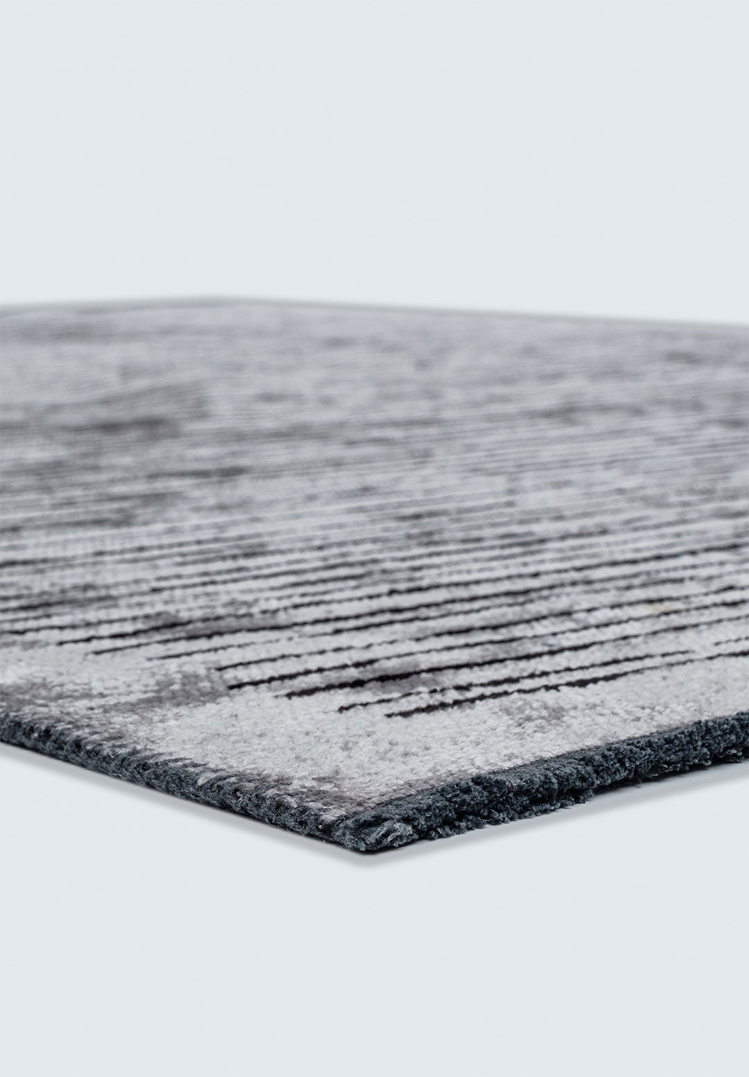 Stripe Black - Light Grey Rug Rugs - Venetto Design Venettodesign.com