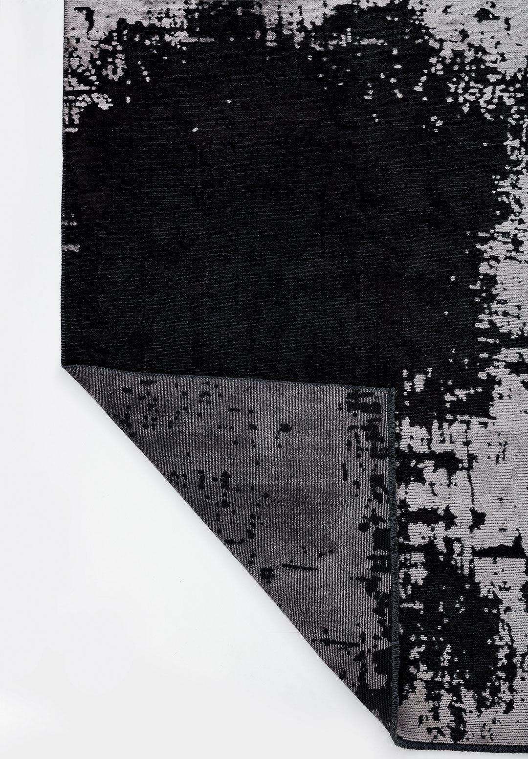 Paint Black - Light Grey Rug Rugs - Venetto Design Venettodesign.com